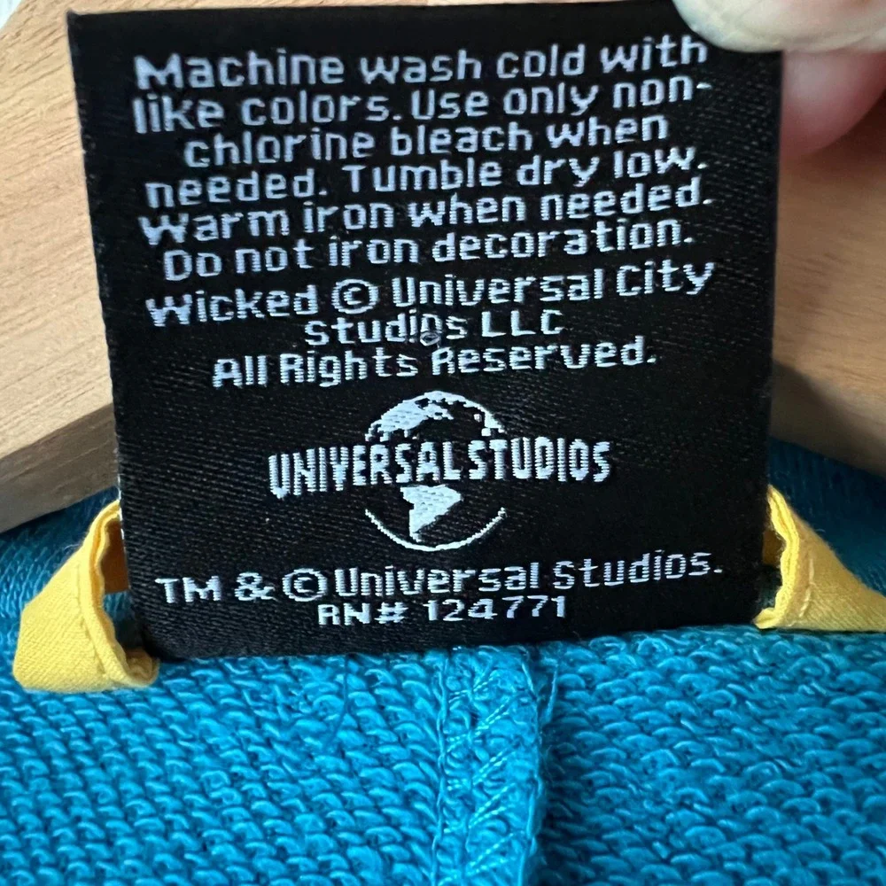 Wicked Shiz University Universal Studios Blue Cotton Blazer Jacket XL Costume